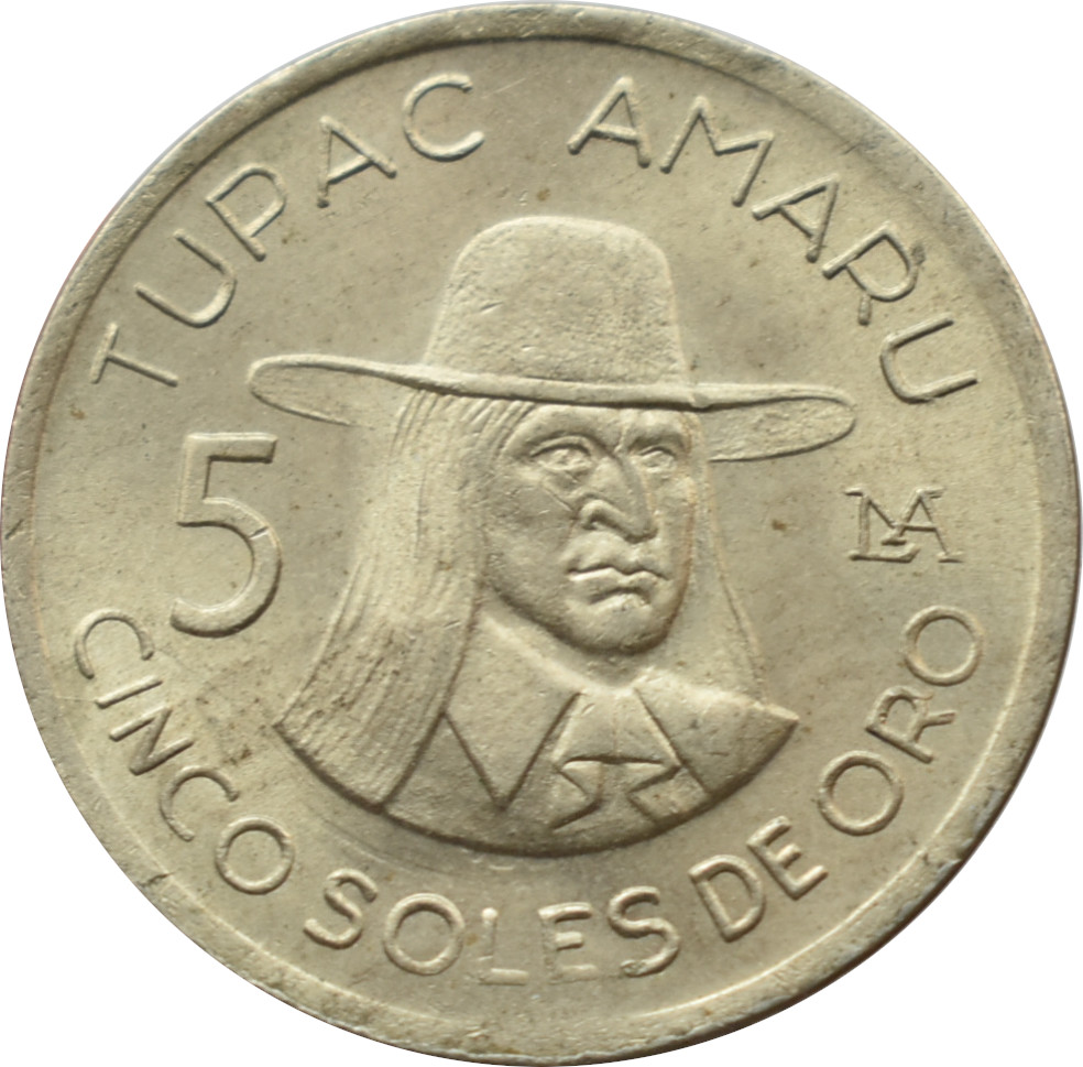 Peru 5 Soles de Oro 1977