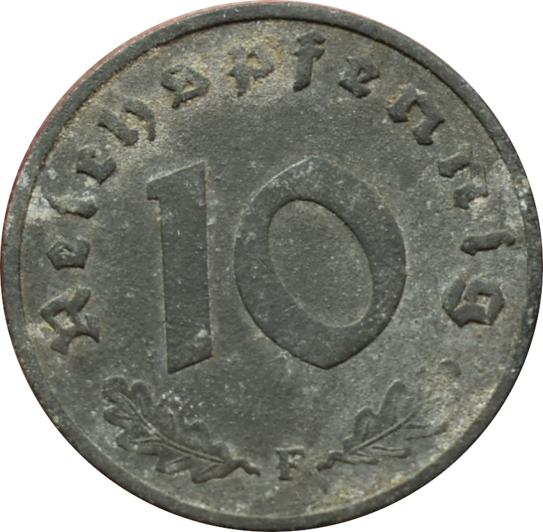 Nemecko - Tretia ríša 10 Reichspfennig 1942 F