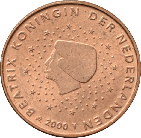 Holandsko 1 Cent 2000