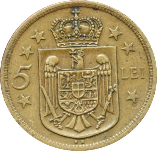 Rumunsko 5 Lei 1930 KN