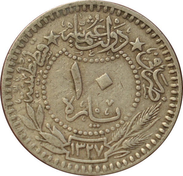 Osmanská ríša 10 Para 1909
