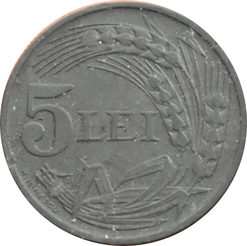 Rumunsko 5 Lei 1942