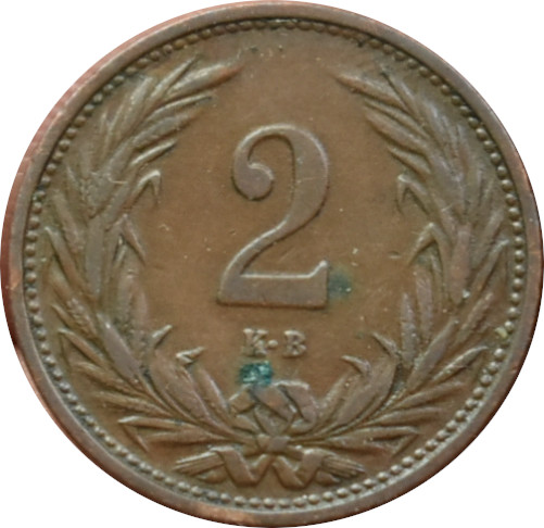 F.J. 2 Fillér 1914 K.B