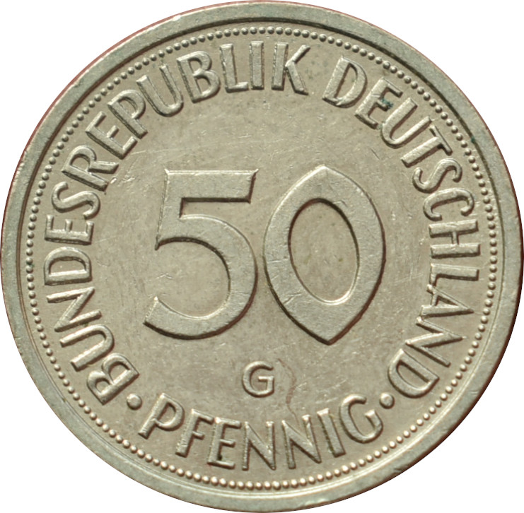 BRD 50 Pfennig 1985 G