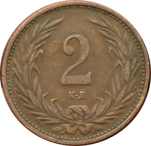 F.J. 2 Fillér 1914 K.B