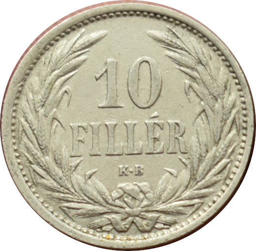 F.J. 10 Fillér 1909 K.B
