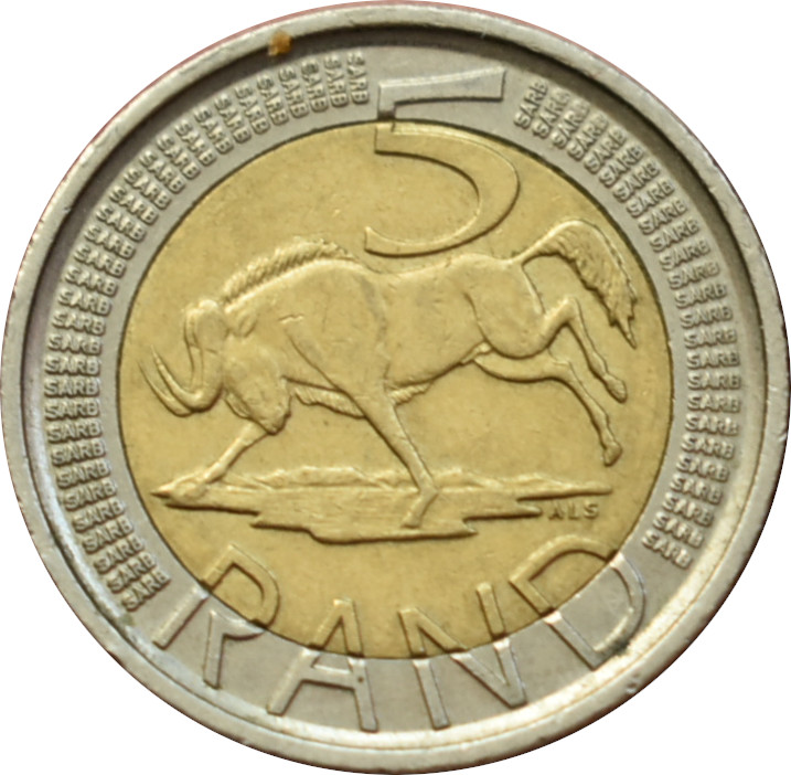 Južná Afrika 5 Rand 2011