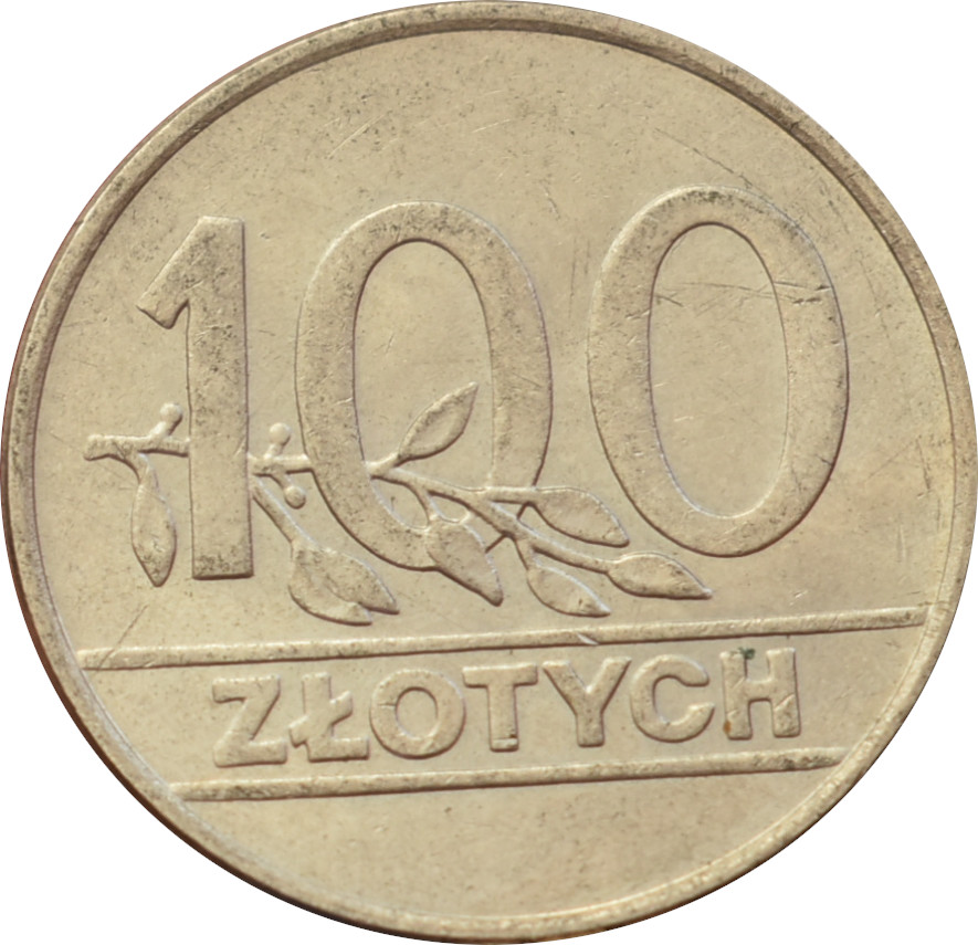 Poľsko 100 Zlotych 1990