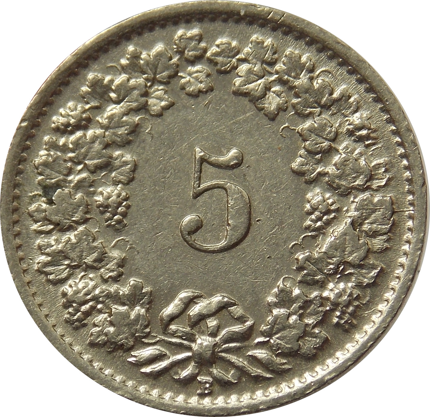 Švajčiarsko 5 Rappen 1939