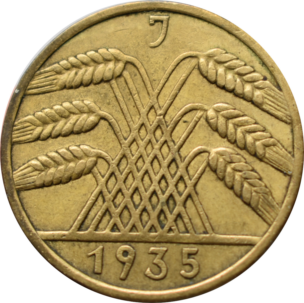 Nemecko - Weimarská republika 10 Reichspfennig 1935 J
