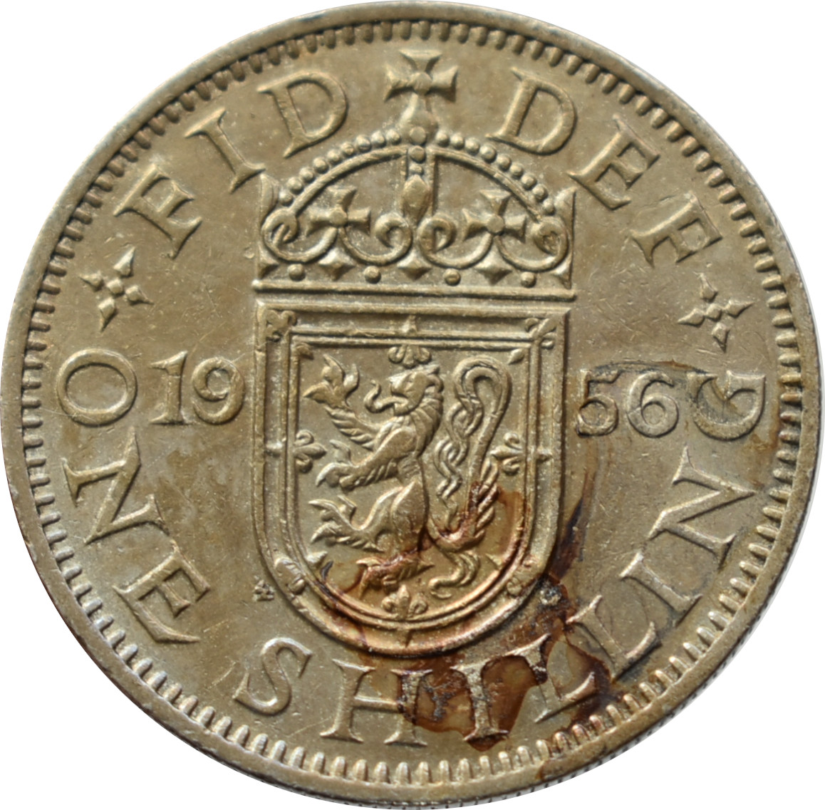 Anglicko 1 Shilling 1956