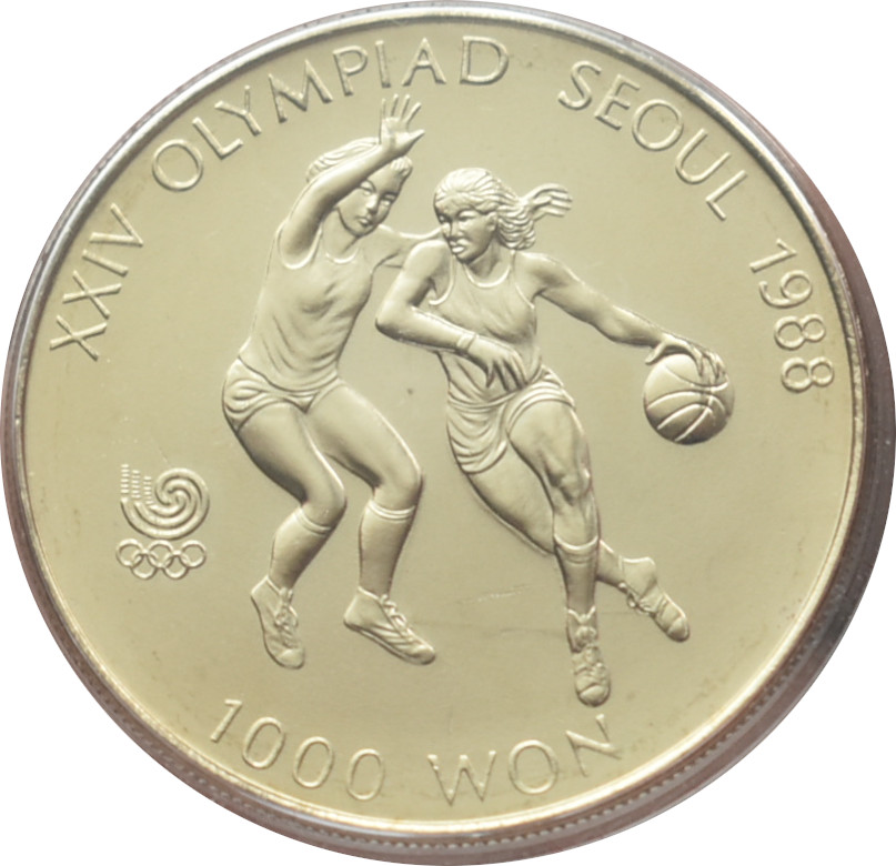 Južná Kórea 1000 Won 1986