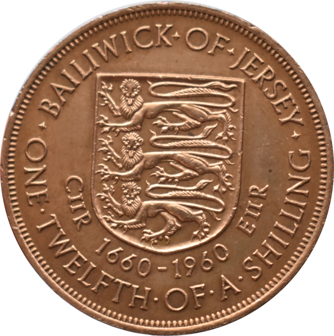 Jersey 1/12 Shilling 1960