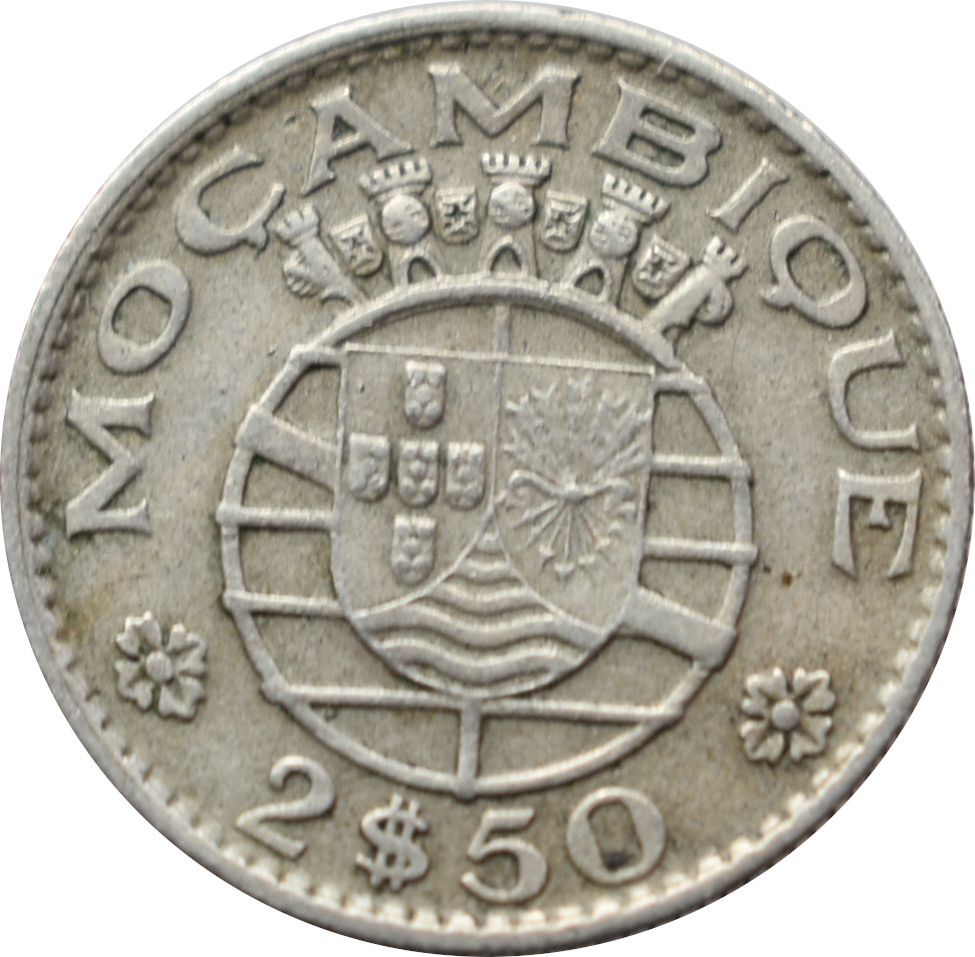 Mozambik 2,5 Escudos 1955