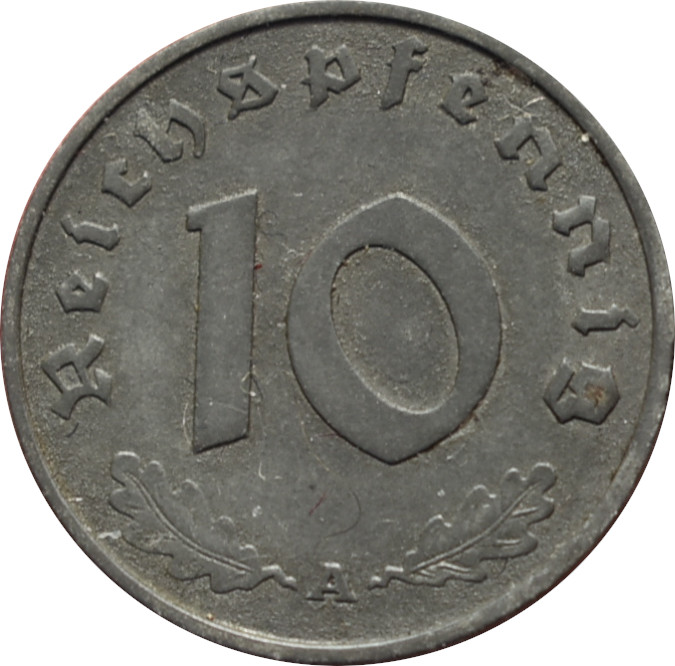 Nemecko - Tretia ríša 10 Reichspfennig 1943 A