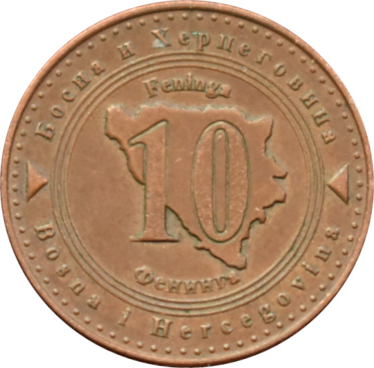 Bosna a Hercegovina 10 feninga 2004