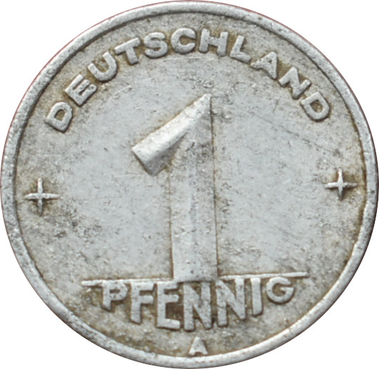 DDR 1 Pfennig 1948 A