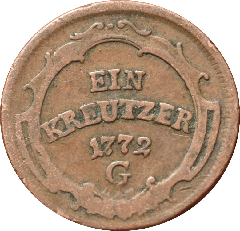 Mária Terézia Ein Kreutzer 1772 G