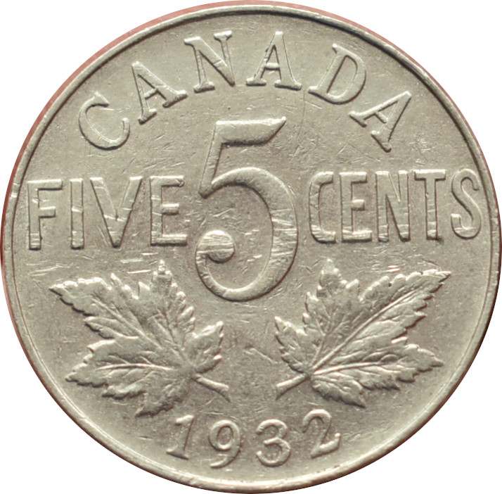 Kanada 5 Cents 1932