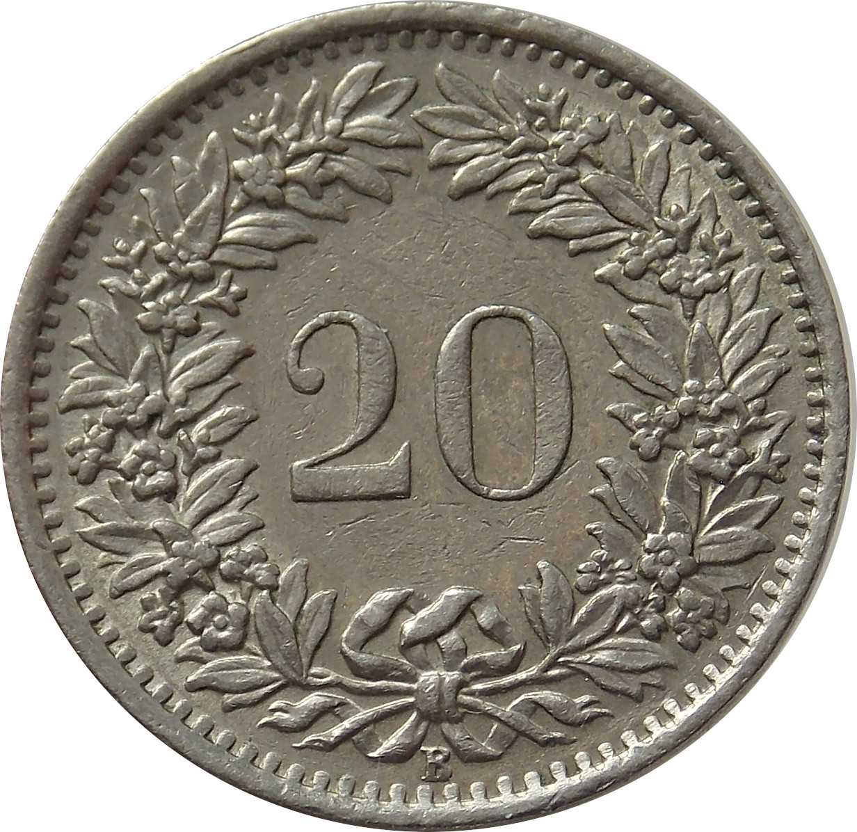 Švajčiarsko 20 Rappen 1969
