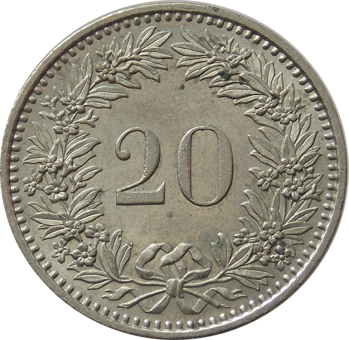 Švajčiarsko 20 Rappen 1984