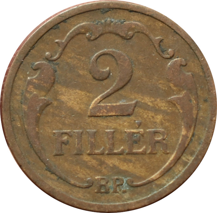 Maďarsko 2 Fillér 1934