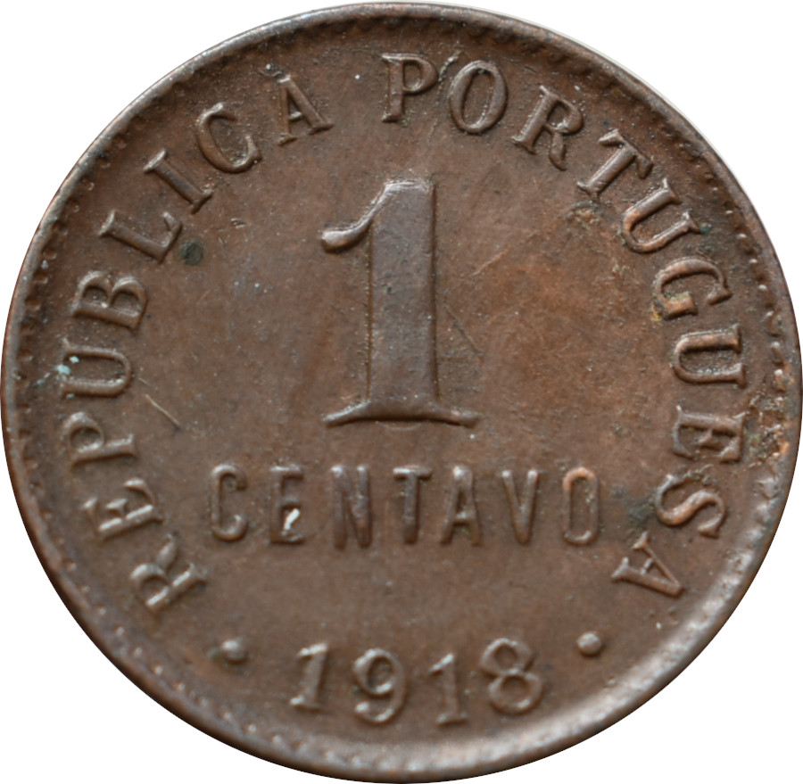 Portugalsko 1 Centavos 1918