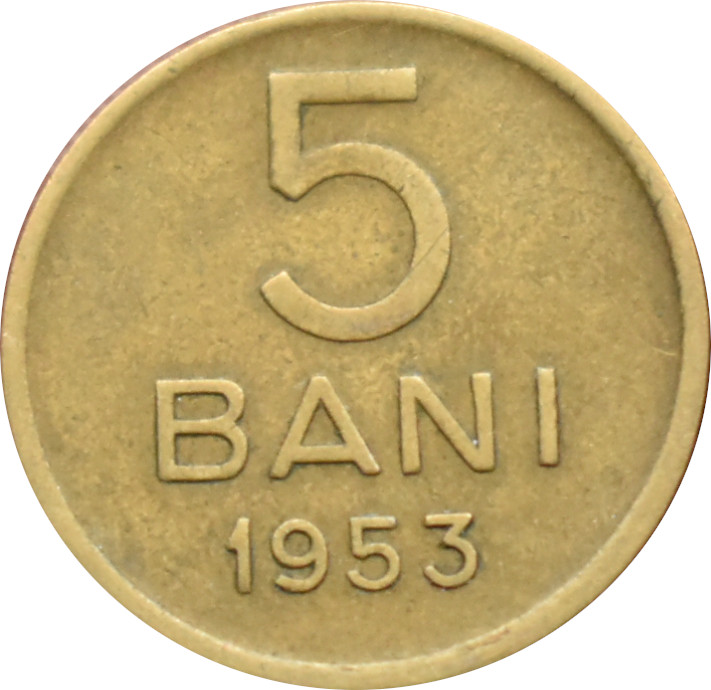 Rumunsko 5 Bani 1953