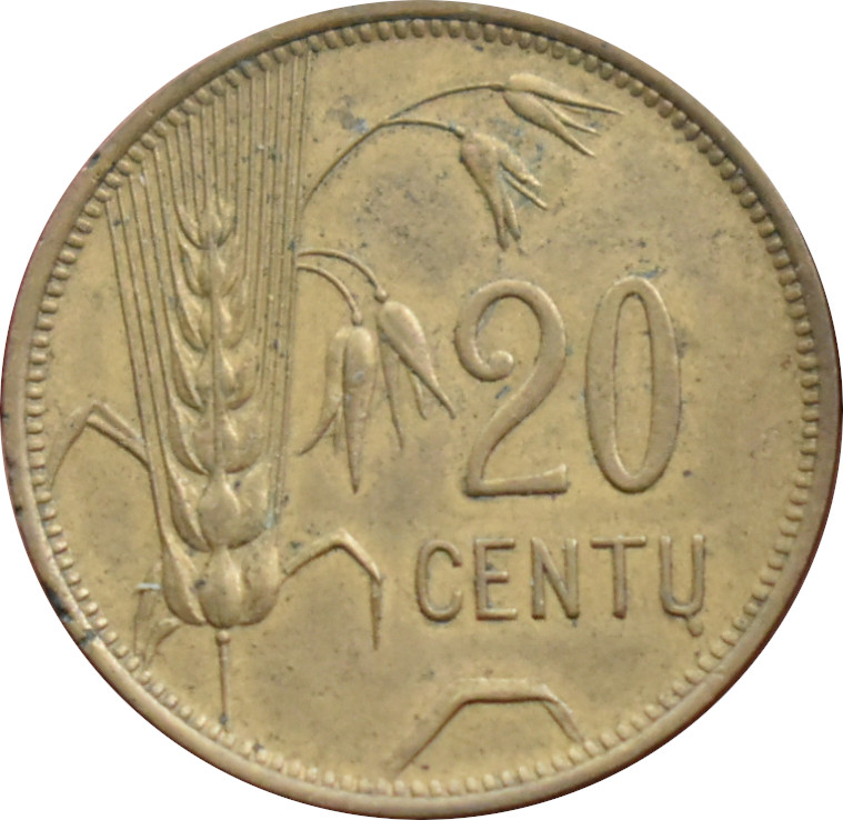 Litva 20 Centas 1925