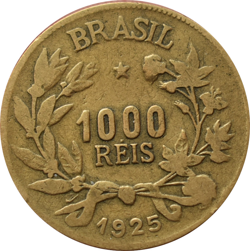 Brazília 1000 Reis 1925
