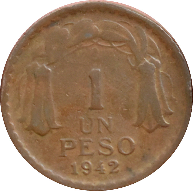 Čile 1 Peso 1942