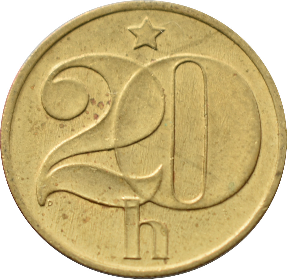 ČSSR 20 Halier 1974