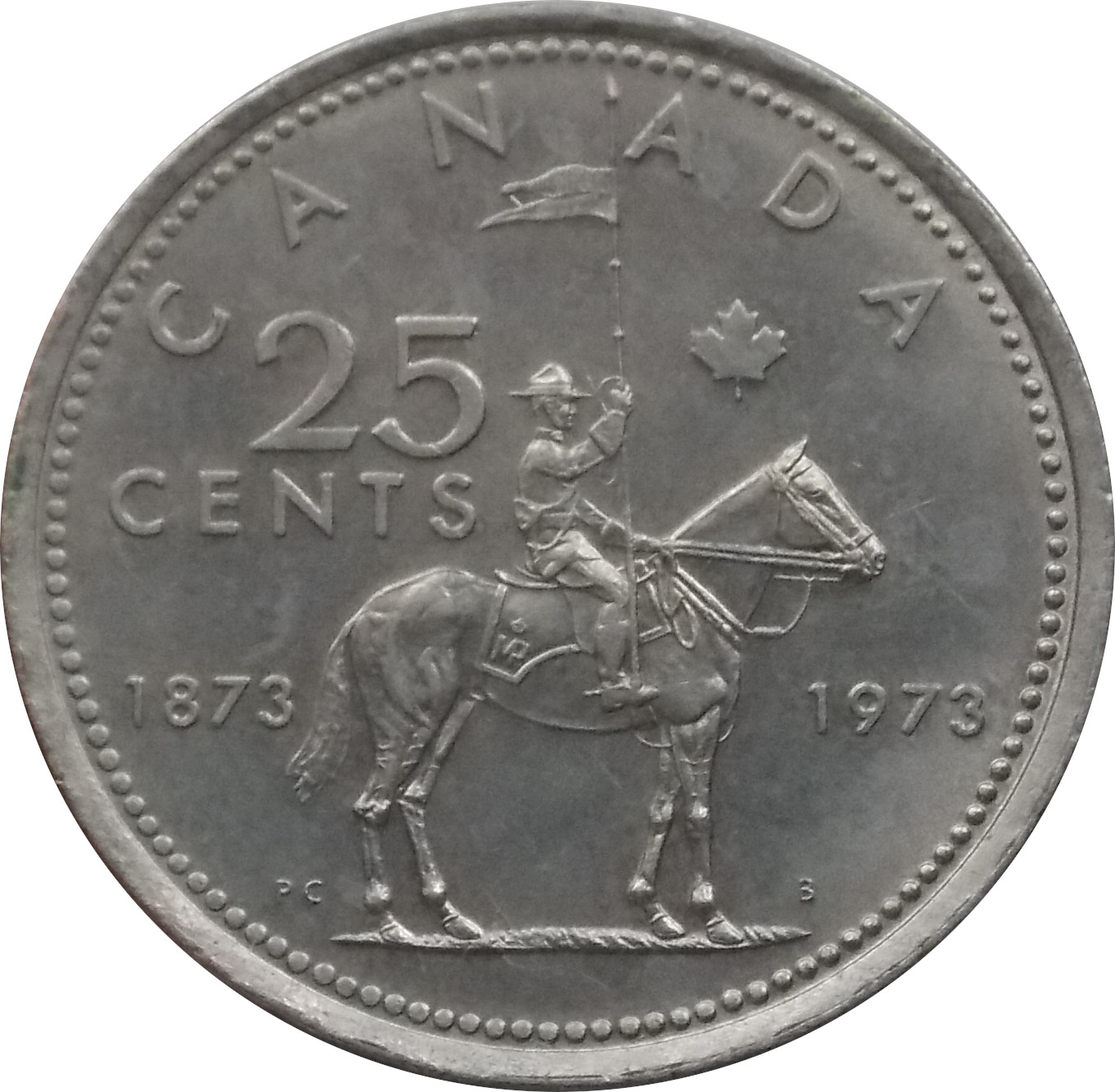 Kanada 25 Cents 1973