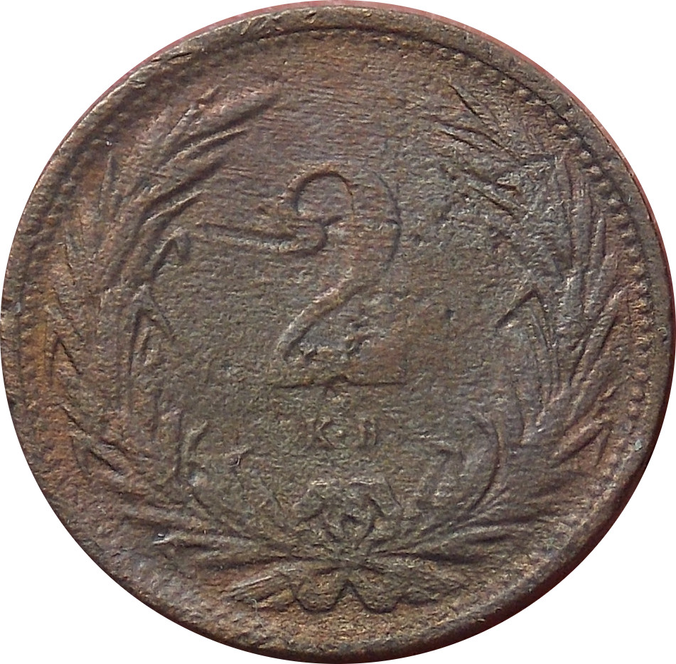 F.J. 2 Fillér 1904 K.B. R!