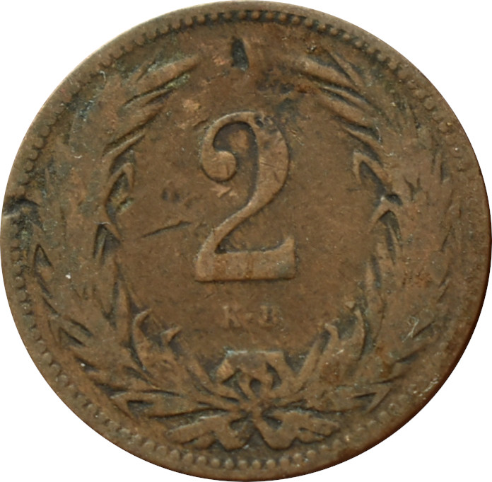 F.J. 2 Fillér 1898 K.B.