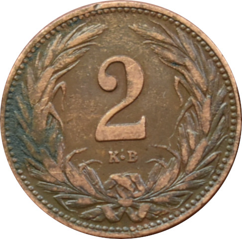F.J. 2 Fillér 1909 K.B