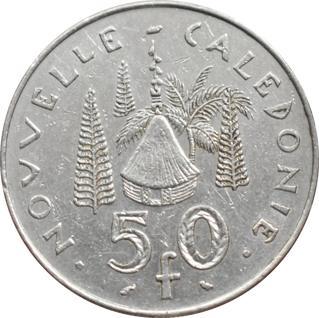 Nová Kaledónia 50 Francs 1967