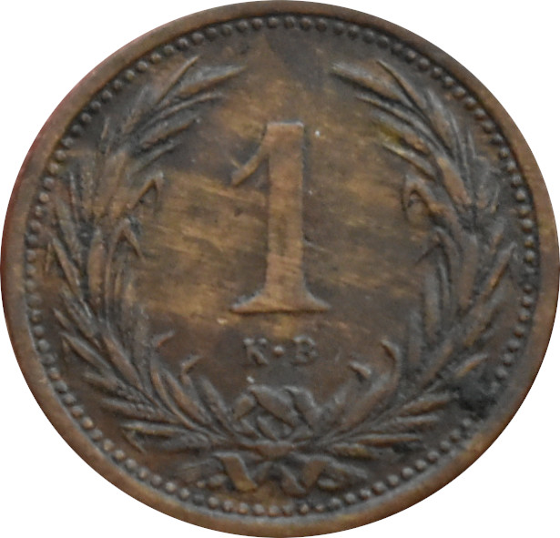 F.J. 1 Fillér 1894 K.B