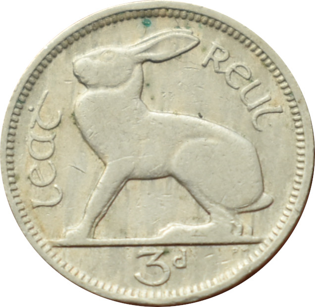 Írsko 3 Pence 1943