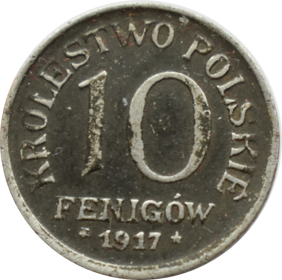 Poľsko 10 Fenigow 1917