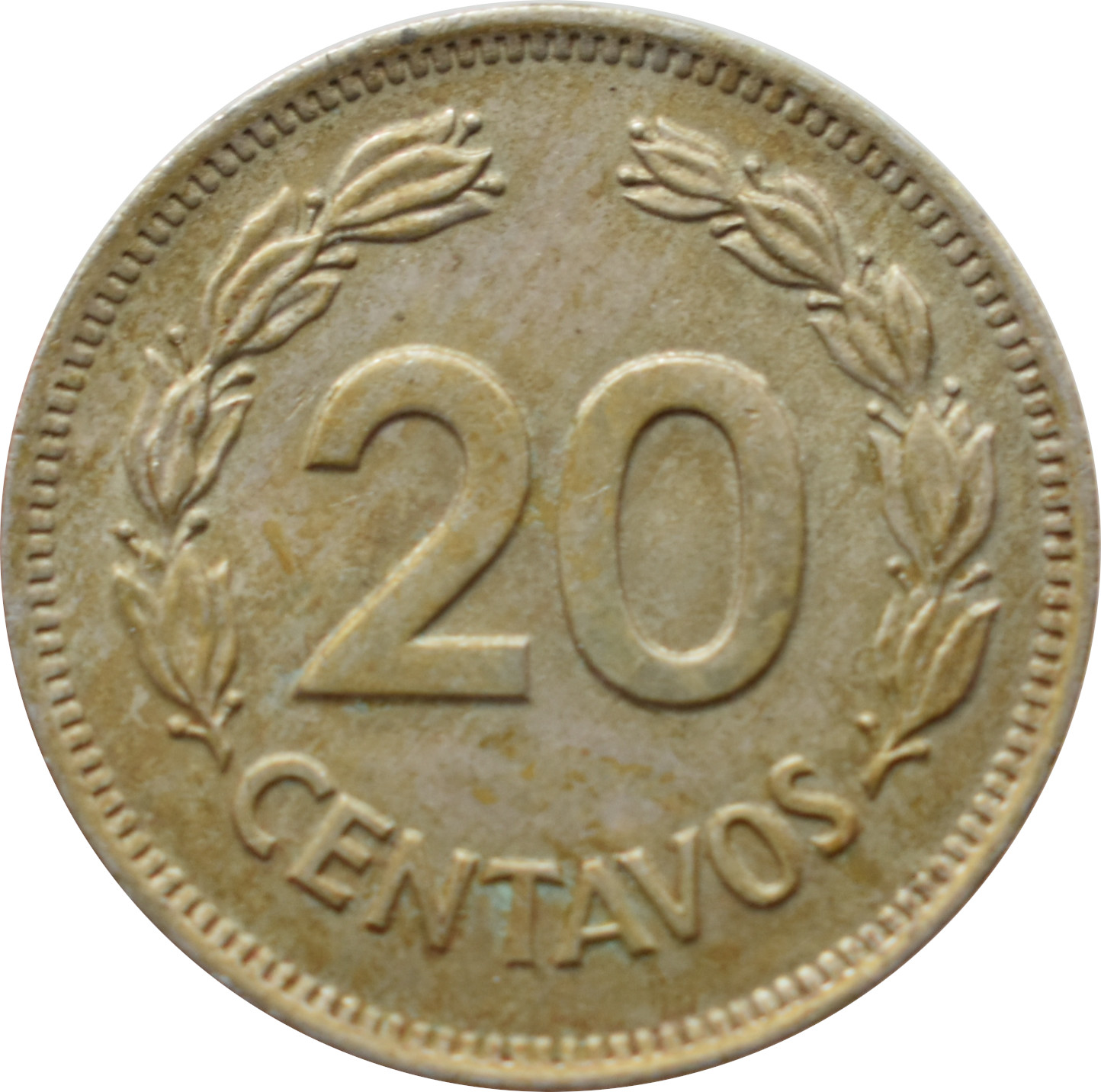Ekvádor 20 Centavos 1974