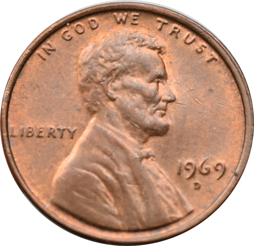 Spojené štáty 1 Cent 1969 D