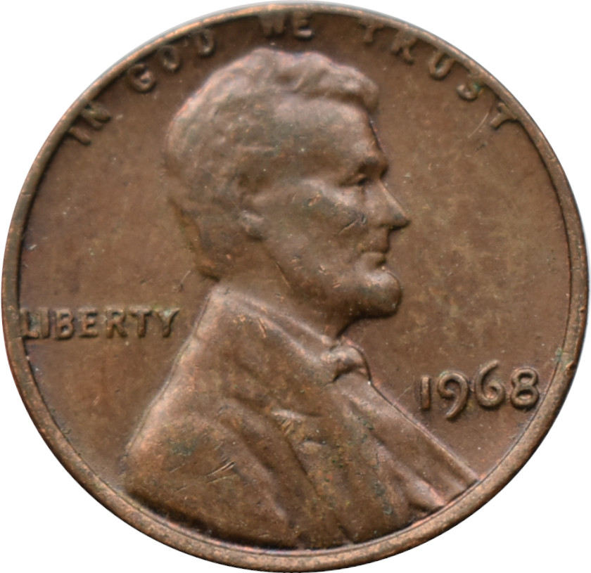 Spojené štáty 1 Cent 1968