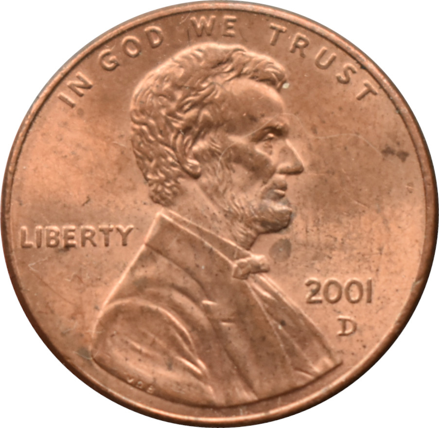 Spojené štáty 1 Cent 2001 D