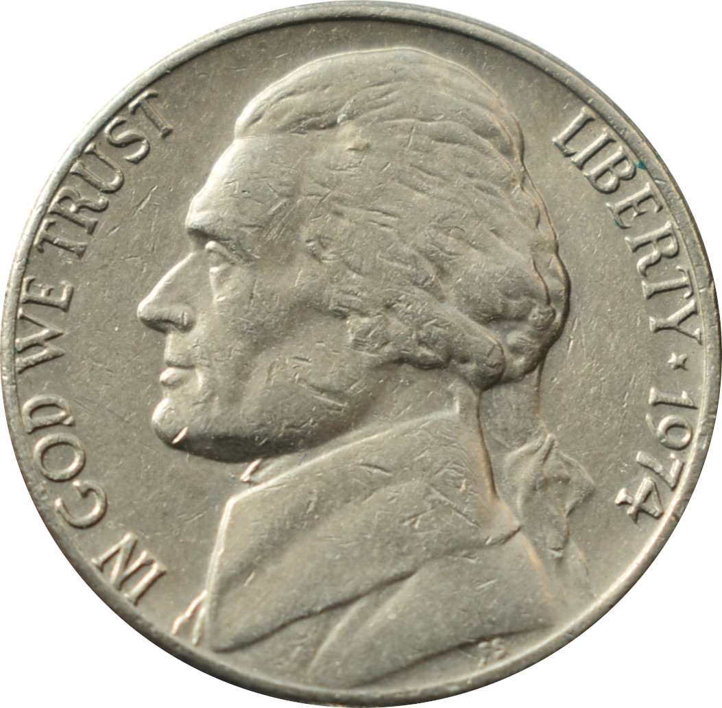 Spojené štáty 5 Cents 1974