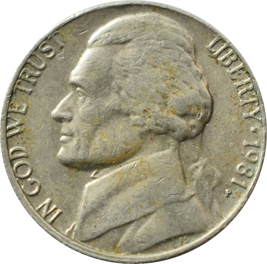 Spojené štáty 5 Cents 1981 P