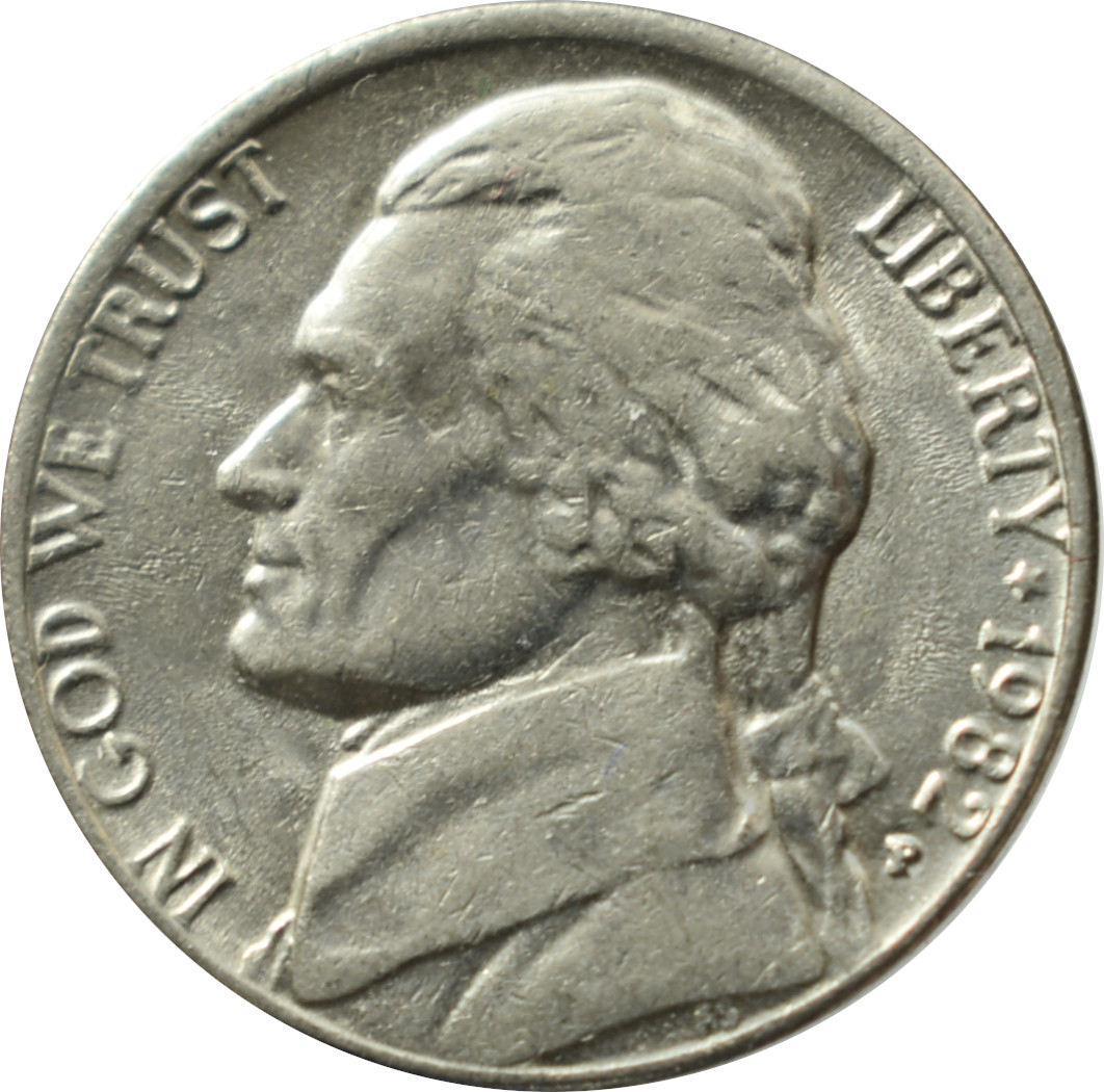 Spojené štáty 5 Cents 1982 P