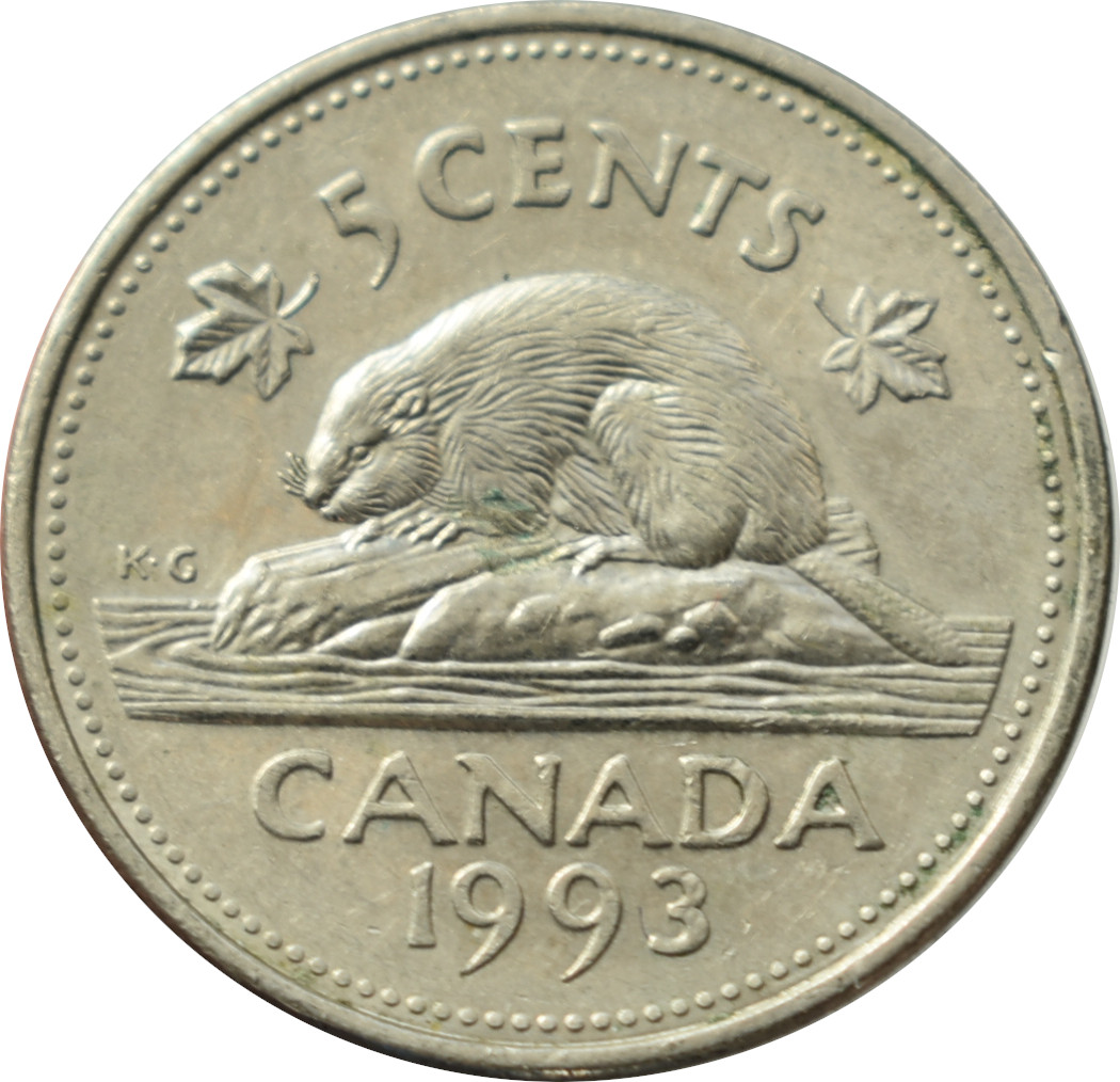 Kanada 5 Cents 1993