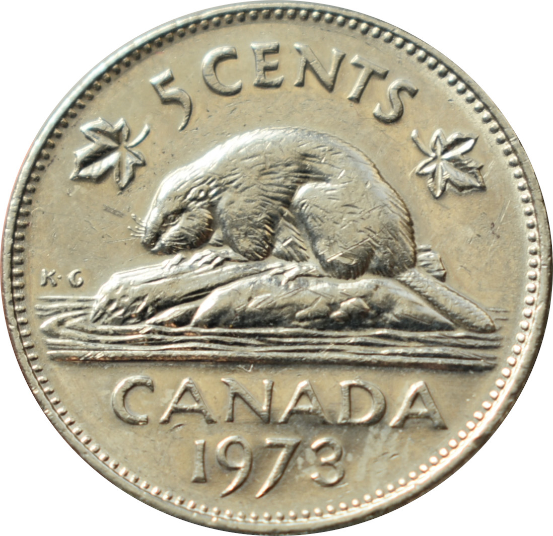 Kanada 5 Cents 1973