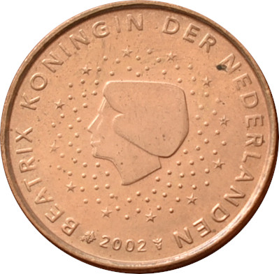 Holandsko 5 Cent 2002